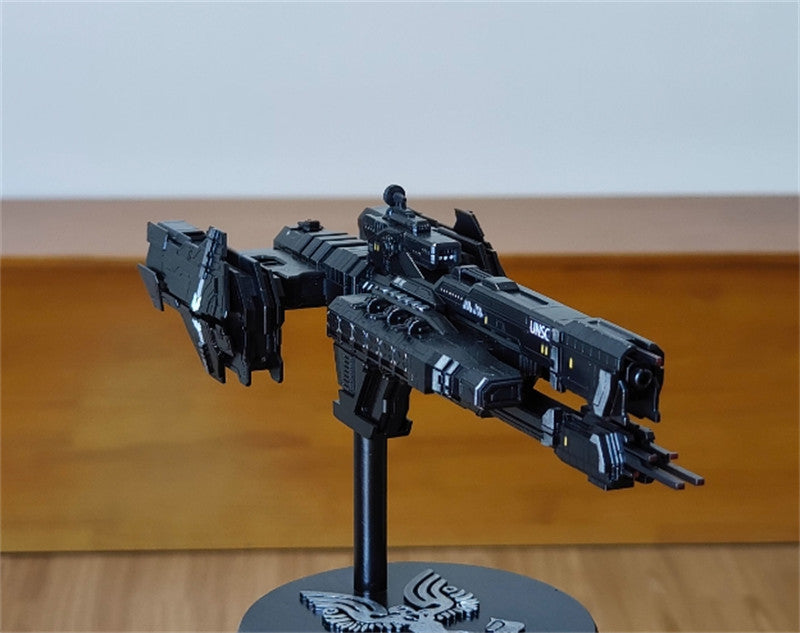 Halo Spacecraft Spaceship Model Battles Ship Resin Figure Painted Toy Gifts