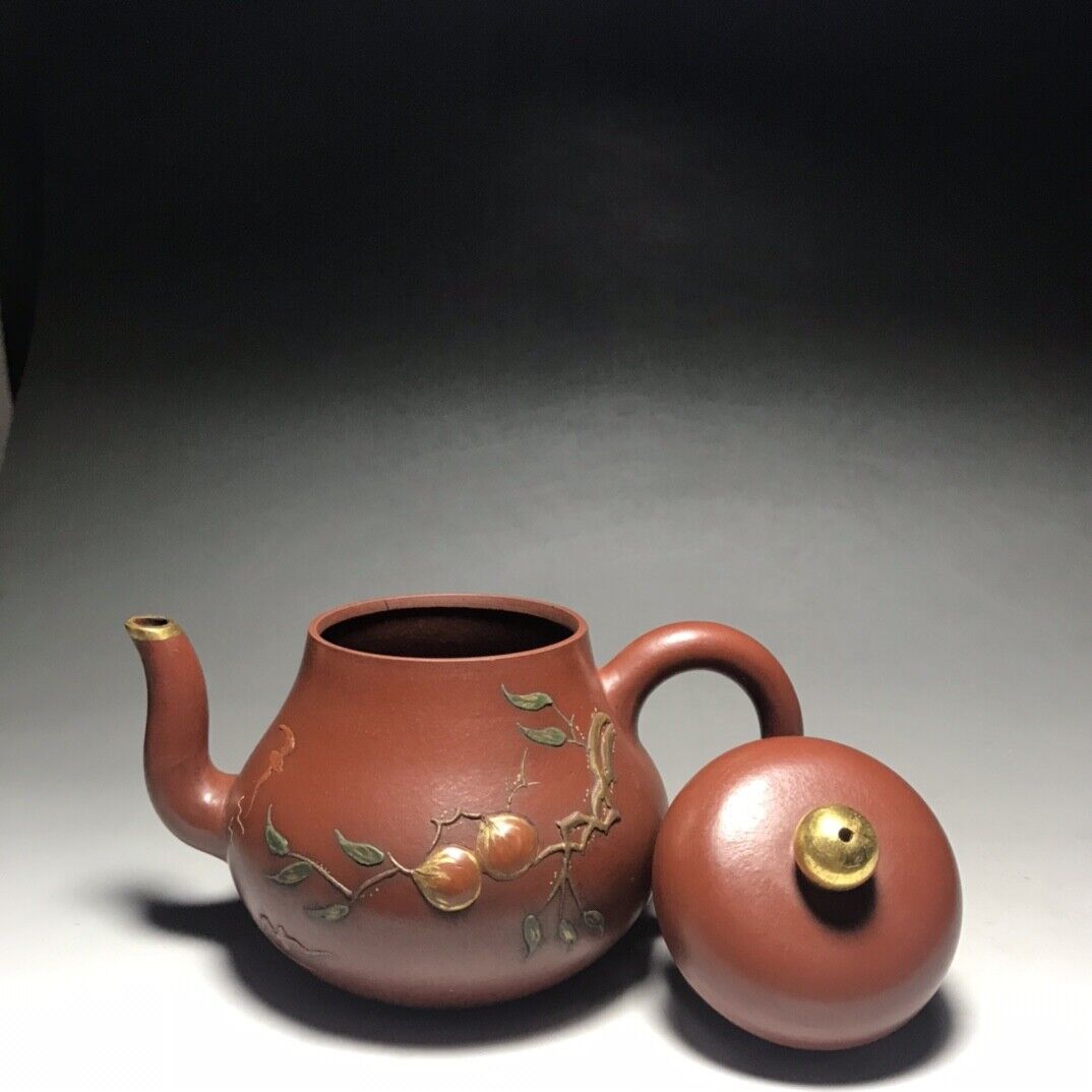 Chinese Yixing Zisha Clay Handmade Exquisite Teapot(思亭 底款:孟臣)
