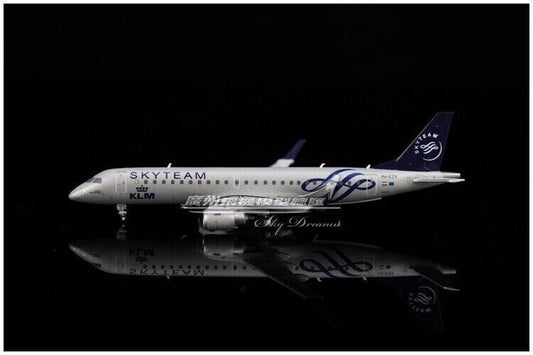 1:400 JC Wings KLM SKYTEAM ERJ-190 Passenger Airplane Diecast Aircraft Model