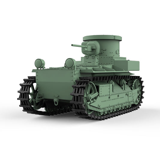 SSMODEL SS72767 1/72 25mm Military Model Kit US T1E2 Light Tank