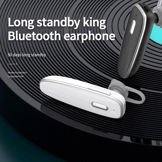 Bluetooth Driving Trucker Headset Earphone Earpiece Noise Cancelling B45 Single
