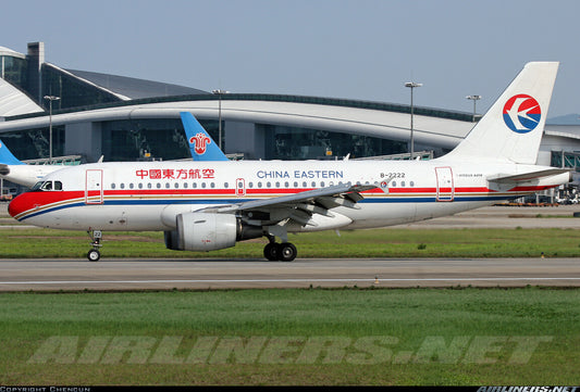 1:400 PandaModel CHINA EASTERN A319 B-2222 Passenger Airplane Diecast Model