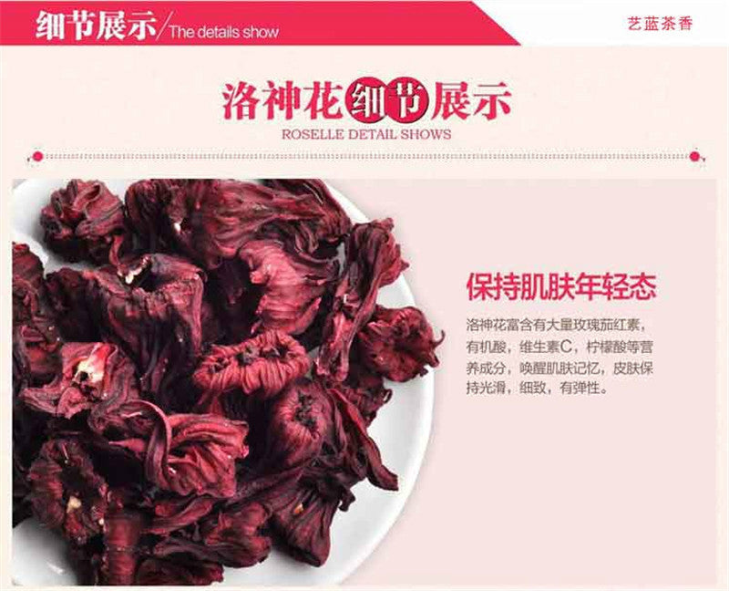 500g Health Care Roselle Tea Hibiscus Tea Natural Weight Loss Dried Flower Tea