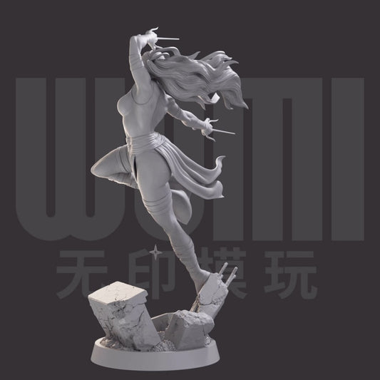 1/24 resin figures model Super Daredevil Erica Unassembled unpainted