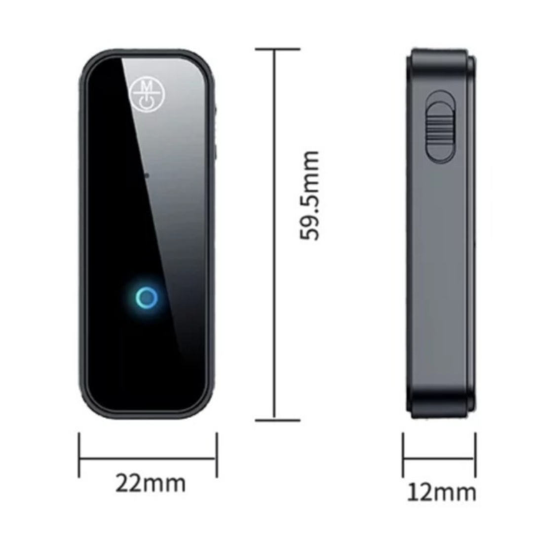Receptor de audio inalámbrico auxiliar para coche Bluetooth adaptador transmisor