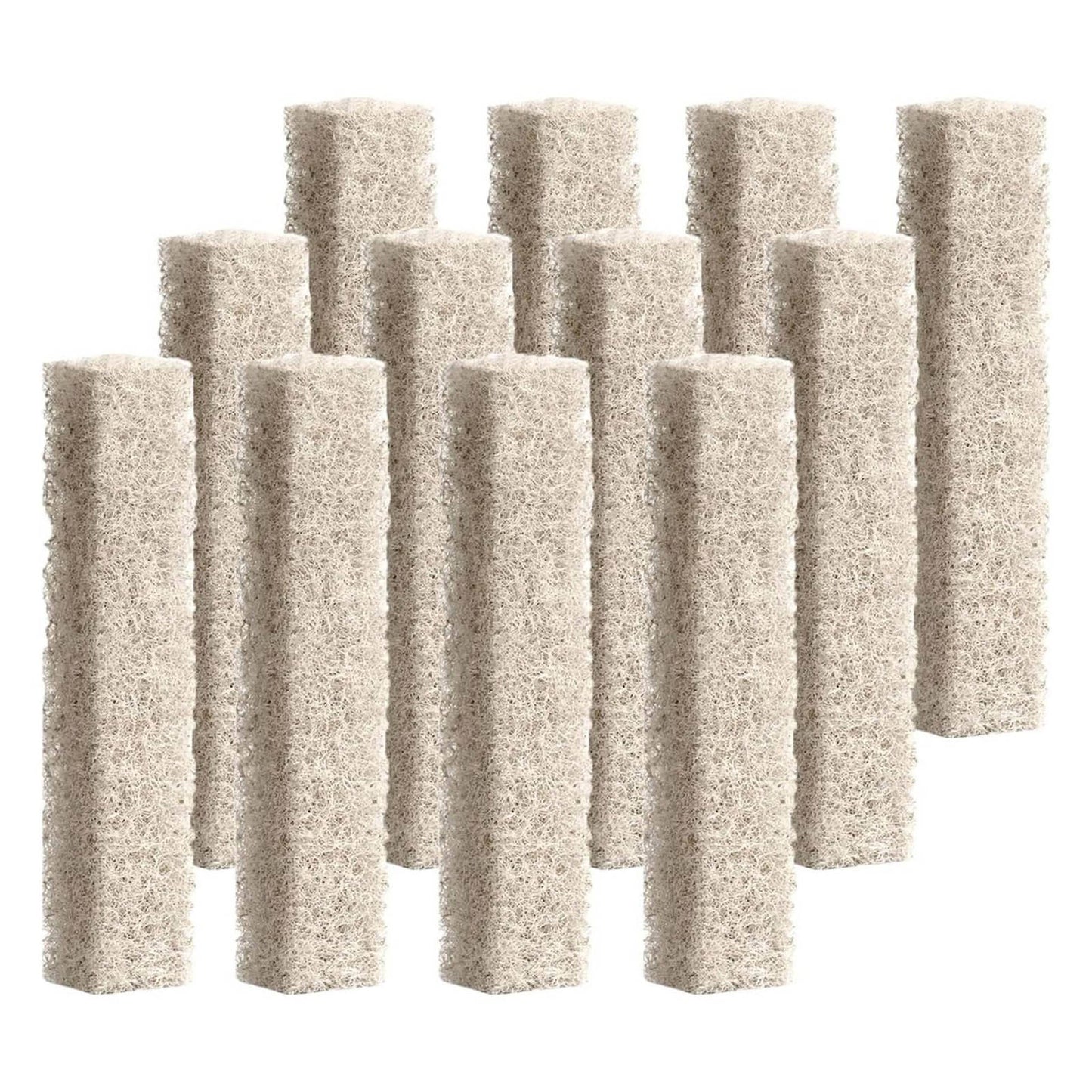 12PCS Aquarium Ammonia Filter Pads For SmartClean 10-20 Gallons Power Filter
