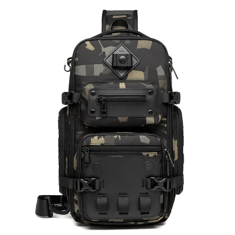 Men's Chest Bag Outdoor Tactical Crossbody Bag Sports Bag Man Shoulder Bag