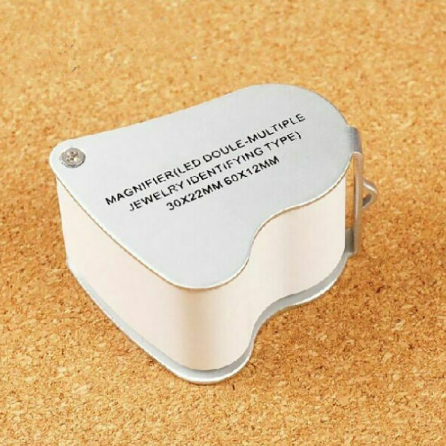 30x 60x Jeweler's Loupe Dual lenses Band Light Antique geology Magnifier Lens C