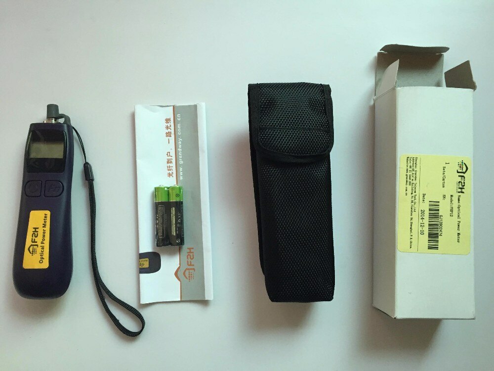 Mini FTTH Fiber Optic Optical Power Meter FHP12-B -50~+26dBm Support FC SC ST