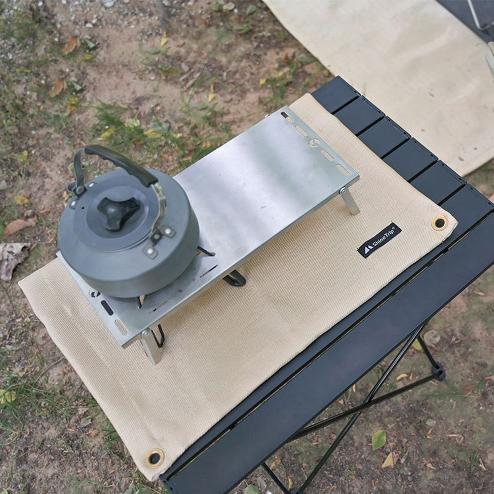 Barbecue Fire Blanket Camping Fireproof Fire Pit Mat High Temperature Anti-scald