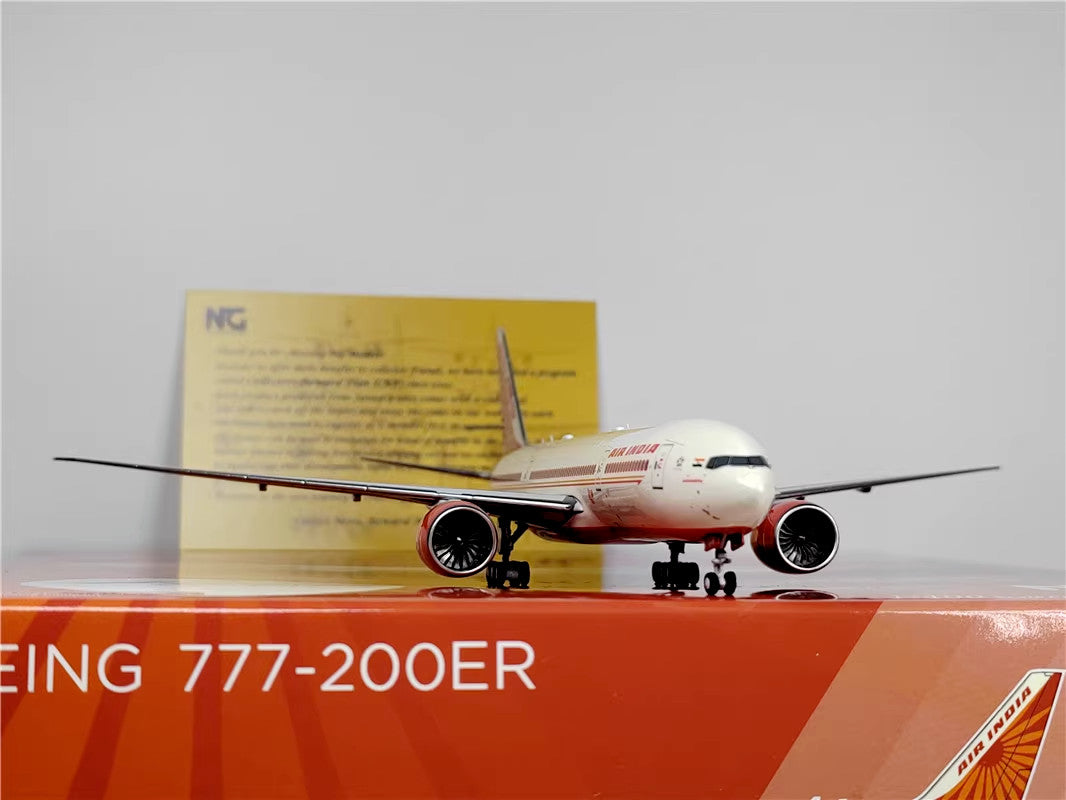 1:400 NG Model AIR INDIA BOEING 777-200LR Passenger Airplane Diecast Plane Model