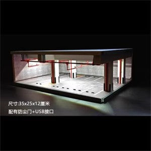 1:64 Garage Parking Lot Underground Parking Scene Unassembled Model Toy No Car