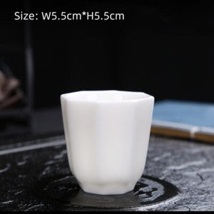 Sold At A Loss One Tea Cup Fat Mutton Jade Porcelain Master Cup Ceramic Dehua