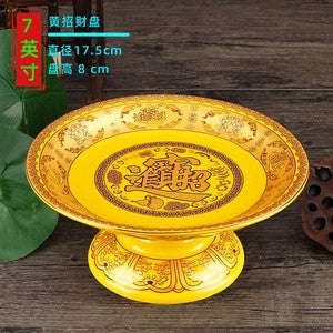 1pc Fruit Supply Tray for The God of Wealth Fruit Plate Lotus Supply Plate