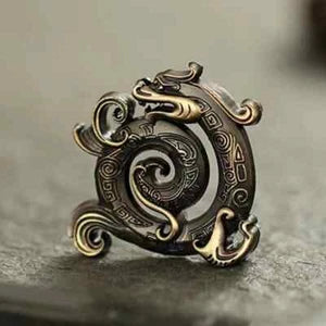 Sanskrit Incense Stick Burner Alloy Buddhist Tribute Meditation Dragon Engraving