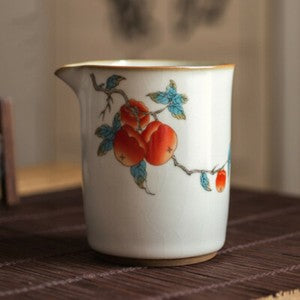 300ml Gong Fu Tea Cup Coffee Mug Vintage Ru Kiln Ceramic Fair Cup Tea Ceremony