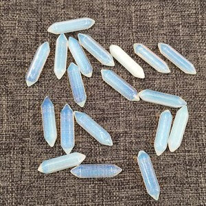 A Lot Natural Obelisk Quartz Crystal Wand Double Point Wholesale Reiki Healing