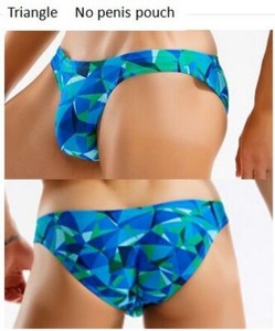 Men's Beachwear Briefs Thong Sexy Bikini Low Waist Swimsuit Hot Gay Bathing Suit
