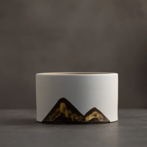 Handpainted Mountain Ceramic Teacup Chinese Gongfu Tea Cup