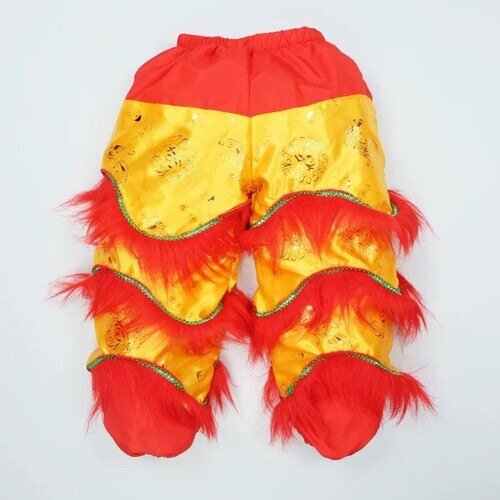 Chinese Kung Fu Folk Art South Lion Children's Dance Pants