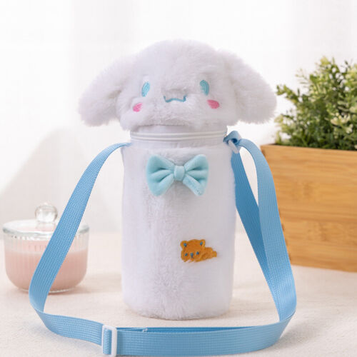 Kuromi My Melody Cinnamoroll Water Bottle Cup Shoulder Bag Pochacco Crossbody