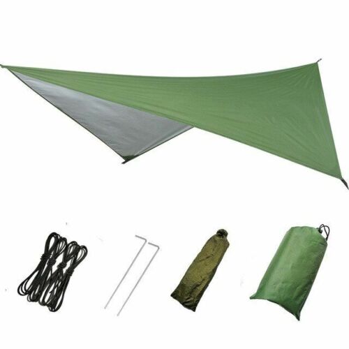 Hammock Tent Tarp Waterproof Camping Sunshade Portable 310*310/ 230*210/22*13CM