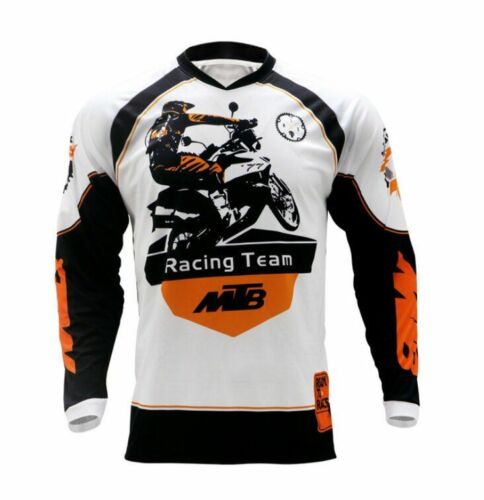 Jersey Mtb Moisture Wicking Off Road Mountain Bike Team Shirt Race t-shirt Men L