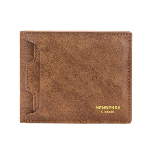 Men Money Bag Fashion Soft Leather Mini Card Holder Hasp Coin Pocket Slim Wallet