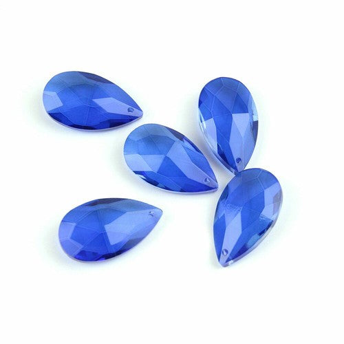 Colored Lighting Teardrop Crystal Glass Prism Chandelier Spare Parts Accessories
