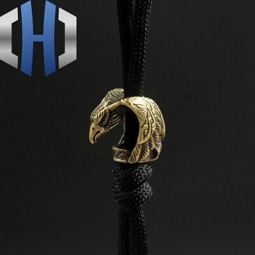 Brass Eagle Knife Handmade Pendant Copper Pendant Umbrella Rope Paracord Beads