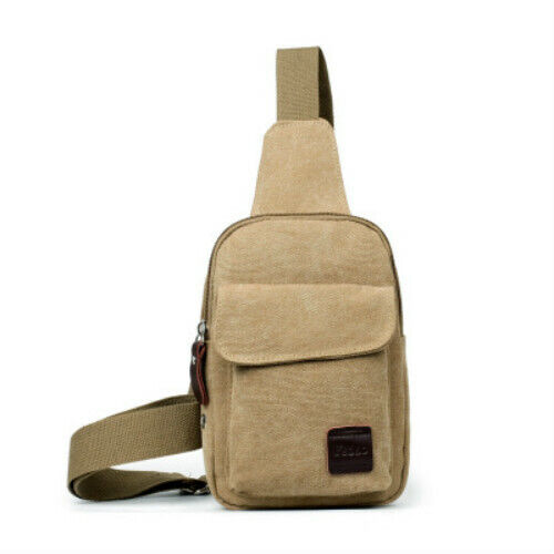 Men's Small Chest Sling Bag Travel Hiking Cross Body Messenger Shoulder Backpack