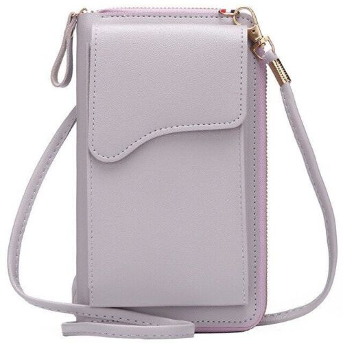 Small Crossbody Shoulder Bag Synthetic Leather Phone Holder Purse Messenger Bags