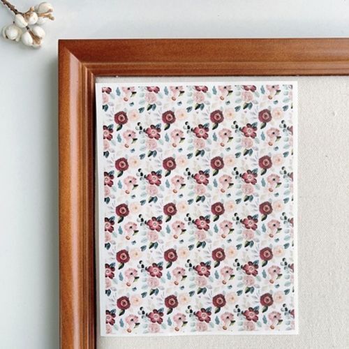 Polymer Image Transfer Paper Plants Flowers Leaf Decals DIY Jewelry Craft Tools