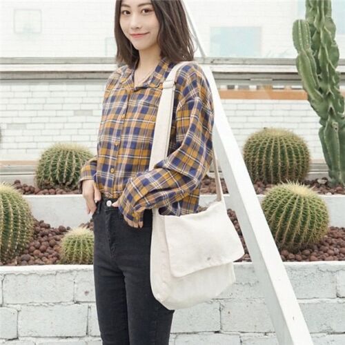 Beach Bag Shoulder Casual Canvas Handbag Crossbody Messenger Bag Polyester Purse