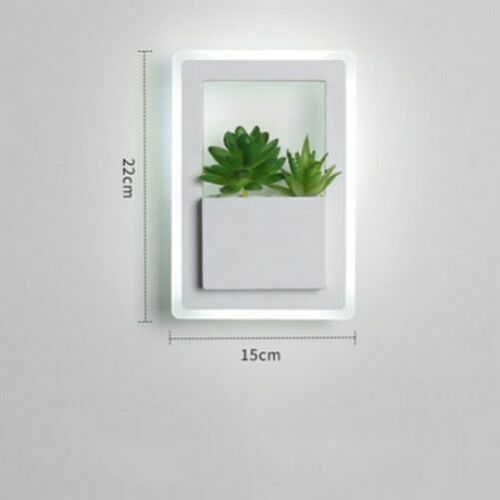 Art Plant Wall Light Simple Modern Bedside Lamp Creative Personality Aisle Room
