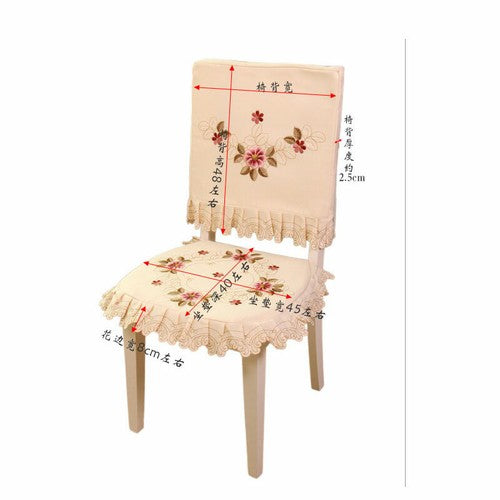 European Rustic Embroidered Tablecloth Rectangle Square Table Cover Home Decor