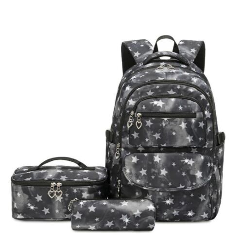 3 Pcs/Set School Backpack School Bags Waterproof Bookbag Pencil Case 29*16*43 CM