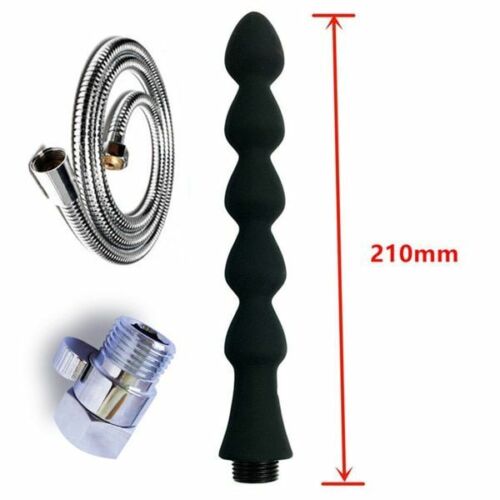 Shower Nozzle Silicone Enema Healthy Rectal Anal Syringe Douche System Vaginal