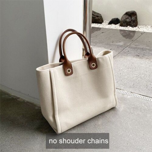 Women Canvas Handbags Large Shoulder Bags Tote Bags Casual Purse 37x31x15cm 1 PC