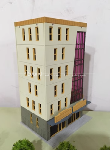 1/150 City Scenes Sandbox Building Model High-rise Plastic Assembled Buildings