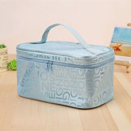 Square Travelling Cosmetic Bag Toiletries Waterproof Make Up Organizer Purse 1PC
