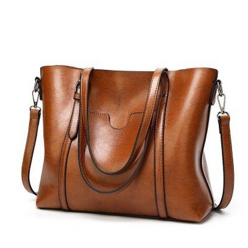 Shoulder Bags Women Leather Handbag Tote Crossbody Bag Luxury Polyester Zipper