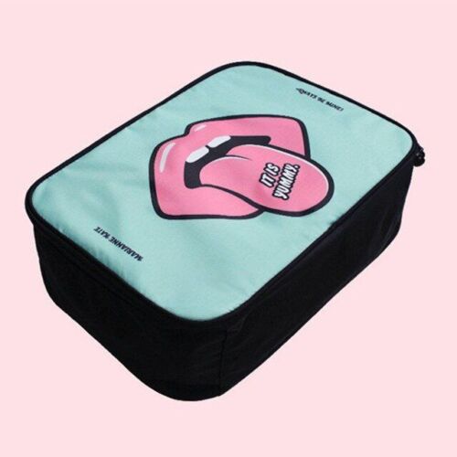 Travel Cartoon Cosmetic Bag Makeup Case Large Toiletry Storage Organizer Bag 1PC