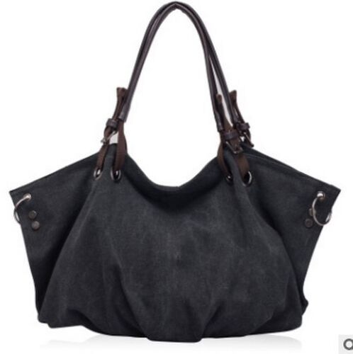 Canvas Bag Large Handbag Shoulder Messenger Bags Versatile Polyester Purse 1 PC
