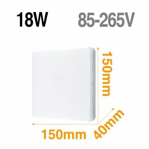 Square LED Panel Light 18W 24W 36W 48W Round Ceiling Lamp Downlight AC85-265V 1