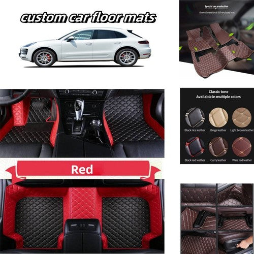 For Porsche All Models Car Floor Mats Custom Cargo Carpets Waterproof Liner Rugs