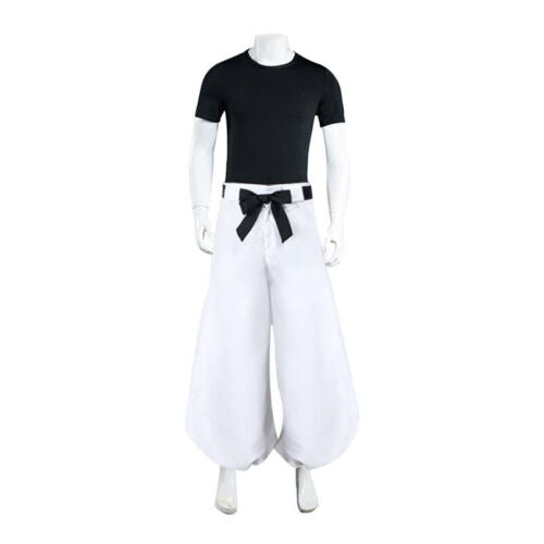 Anime Jujutsu Kaisen Fushiguro Toji Uniform Cosplay Costume T-shirt+Pants Set