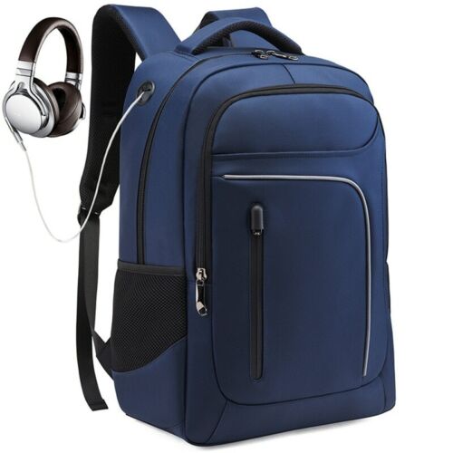 17 Inch Men Anti-Theft Laptop Backpack Waterproof Bag Work Travel School Bags