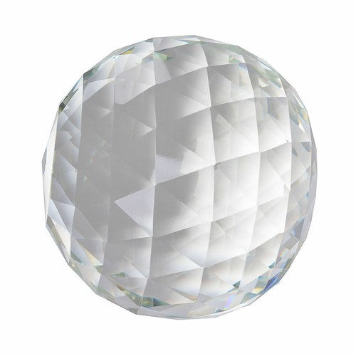 Clear Cut Crystal Sphere 50-200MM Faceted Gazing Ball Prisms Suncatcher Home