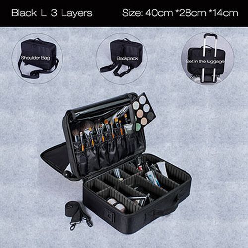 Makeup Cosmetic Bag Waterproof Case Organizer Large Storage Traveling Pouch Bags
